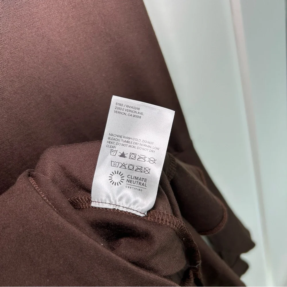 Reformation Quinley Knit Dress Brown Size Small - Picture 7 of 10